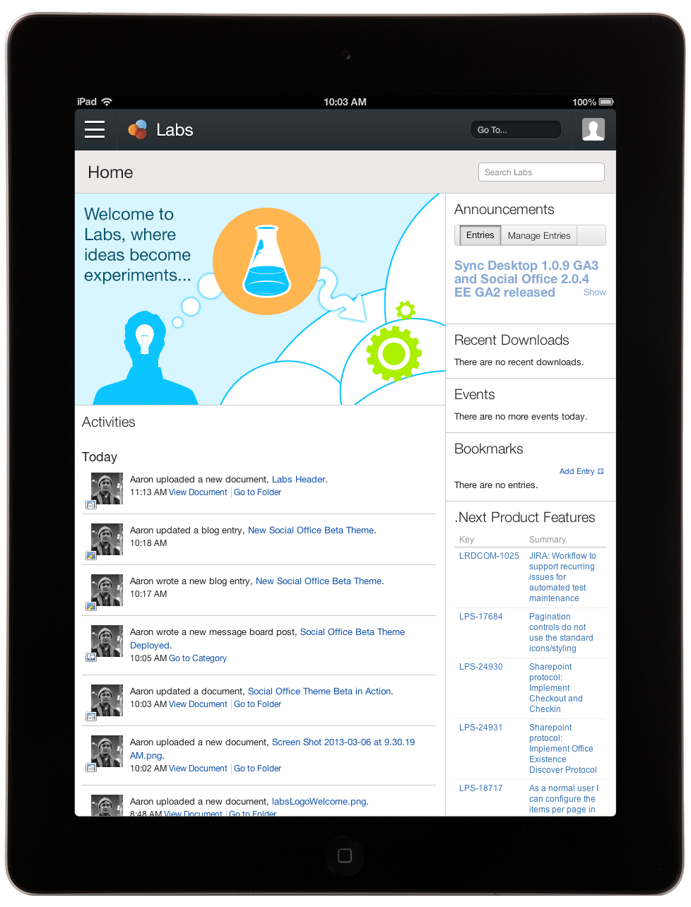 Social Office Site Forum