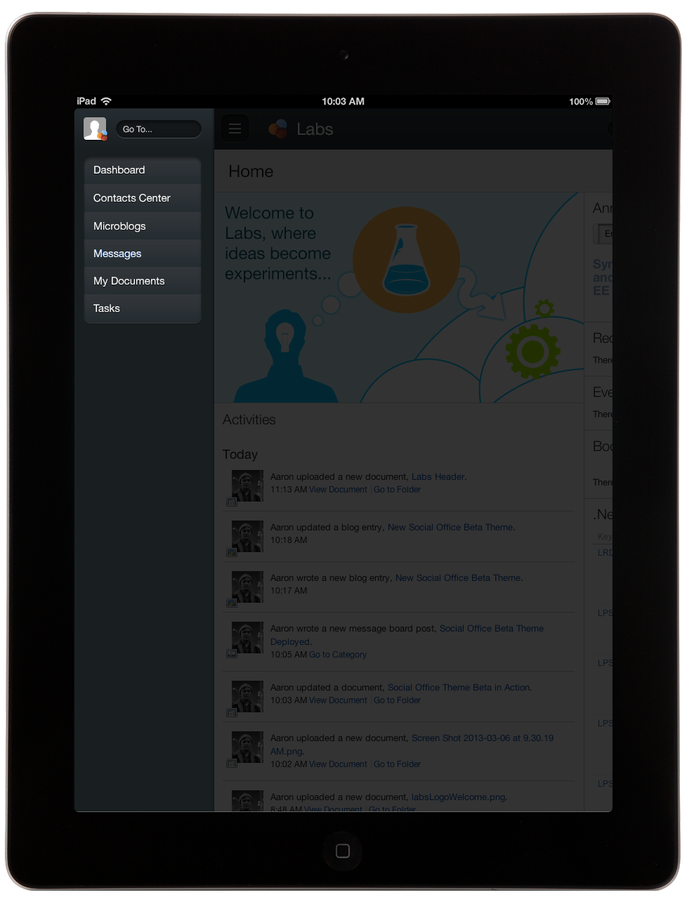 Social Office Site Forum